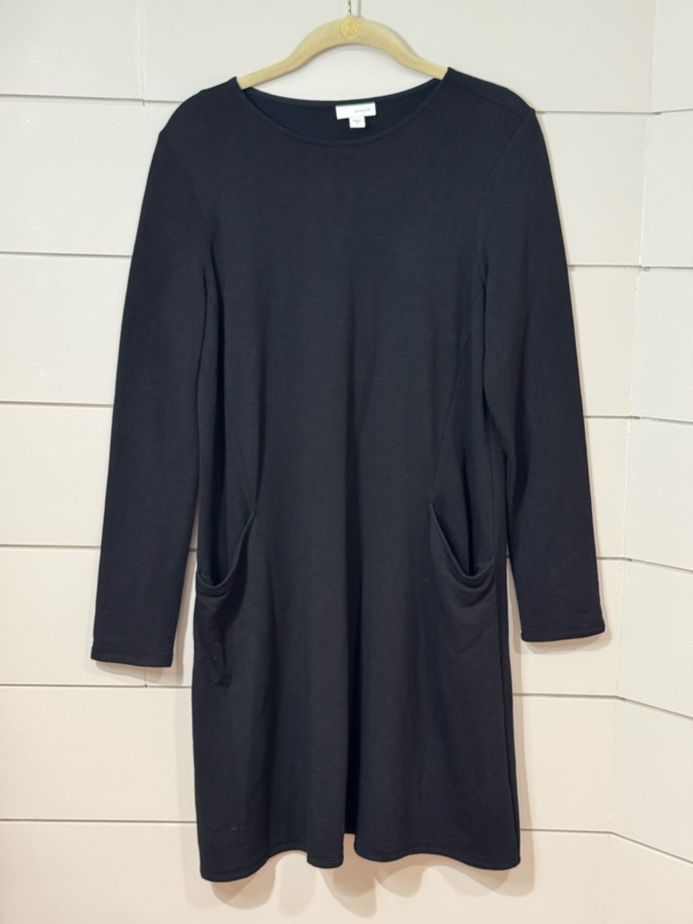 Pure Jill Relaxed Fit Pull Over Tunic Black Size S